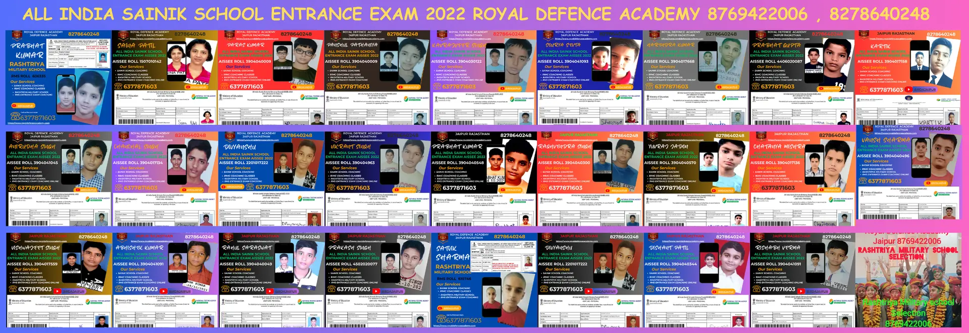Rashtriya Military School Coaching Royal Defence Academy
