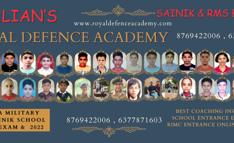 Online & Offline Coaching for Sainik School, Military School, RMS & RIMC