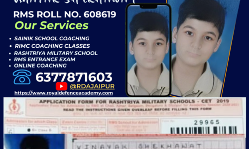 Rashtriya Military School Previous Years Papers Class 9 Online Coaching